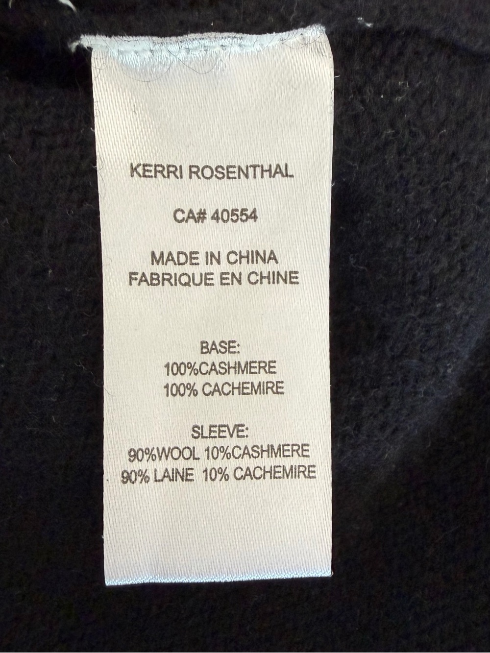 Kerri Rosenthal Robbie Sweater Marled Stripe Cashmere size XS - Picture 10 of 12